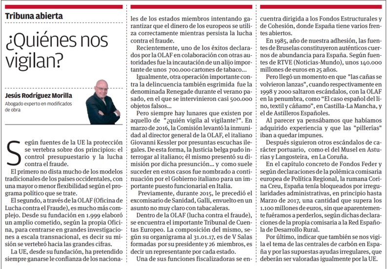 ♦¿Quiénes nos vigilan? Tribuna abierta Viva Svilla quienes nos vigilan - ♦¿Quiénes nos vigilan?