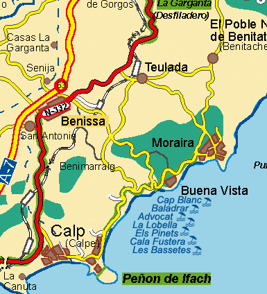 Imagen Teluada Moraira - Estado Espa&ntilde;ol