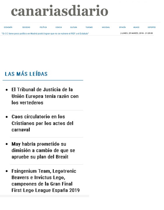 Lo m&aacute;s le&iacute;do El Tribunal de Justicia de la Uni&oacute;n Europea ten&iacute;a raz&oacute;n co los vertederos - &diams;El Tribunal de Justicia de la Uni&oacute;n Europea ten&iacute;a raz&oacute;n con los vertederos