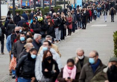 SE CUMPLE OLA DEVASTADORA CONTAGIOS OMICRON EN ESPANA - Autonom&iacute;as